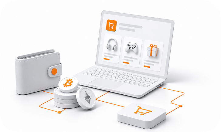 Finassets crypto payment gateway for eCommerce